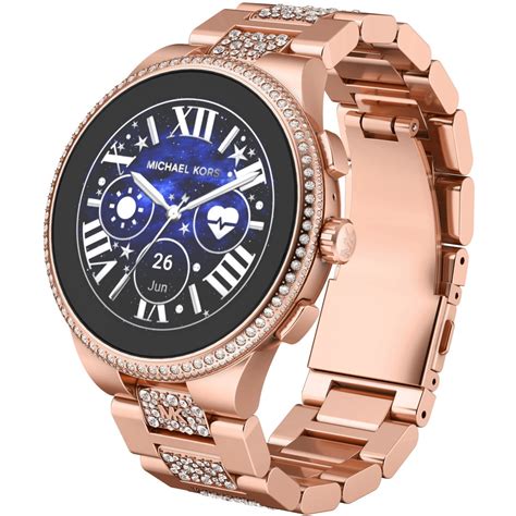 michael kors uhr damen rosegold smartwatch|mk watch rose gold smartwatch.